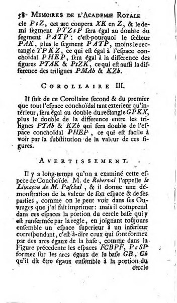 Histoire de l'Académie royale des sciences avec les Mémoires de mathematique & de physique, pour la même année, tires des registres de cette Académie.