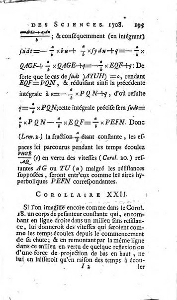 Histoire de l'Académie royale des sciences avec les Mémoires de mathematique & de physique, pour la même année, tires des registres de cette Académie.