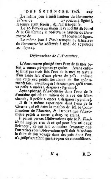 Histoire de l'Académie royale des sciences avec les Mémoires de mathematique & de physique, pour la même année, tires des registres de cette Académie.