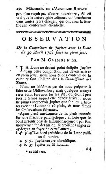 Histoire de l'Académie royale des sciences avec les Mémoires de mathematique & de physique, pour la même année, tires des registres de cette Académie.