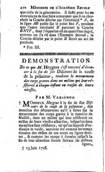 Histoire de l'Académie royale des sciences avec les Mémoires de mathematique & de physique, pour la même année, tires des registres de cette Académie.