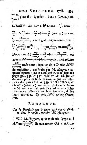 Histoire de l'Académie royale des sciences avec les Mémoires de mathematique & de physique, pour la même année, tires des registres de cette Académie.