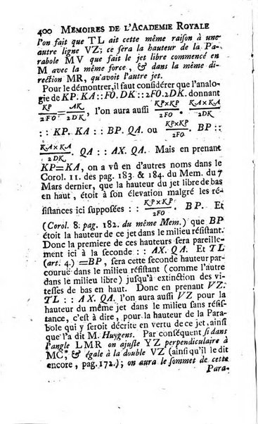 Histoire de l'Académie royale des sciences avec les Mémoires de mathematique & de physique, pour la même année, tires des registres de cette Académie.