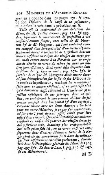 Histoire de l'Académie royale des sciences avec les Mémoires de mathematique & de physique, pour la même année, tires des registres de cette Académie.