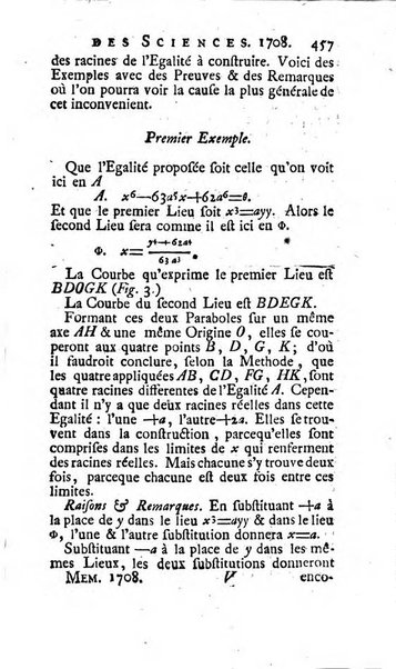 Histoire de l'Académie royale des sciences avec les Mémoires de mathematique & de physique, pour la même année, tires des registres de cette Académie.