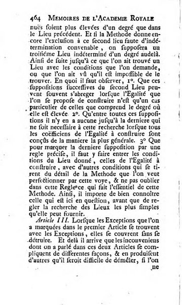 Histoire de l'Académie royale des sciences avec les Mémoires de mathematique & de physique, pour la même année, tires des registres de cette Académie.