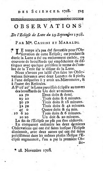 Histoire de l'Académie royale des sciences avec les Mémoires de mathematique & de physique, pour la même année, tires des registres de cette Académie.