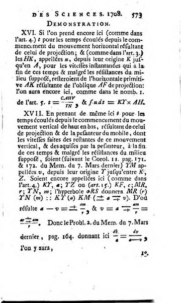 Histoire de l'Académie royale des sciences avec les Mémoires de mathematique & de physique, pour la même année, tires des registres de cette Académie.