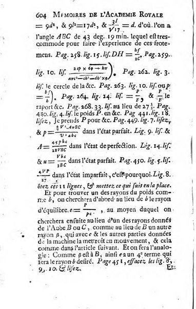 Histoire de l'Académie royale des sciences avec les Mémoires de mathematique & de physique, pour la même année, tires des registres de cette Académie.