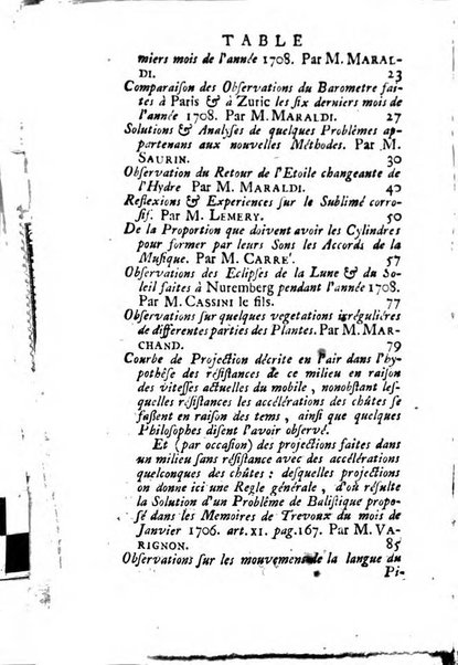 Histoire de l'Académie royale des sciences avec les Mémoires de mathematique & de physique, pour la même année, tires des registres de cette Académie.