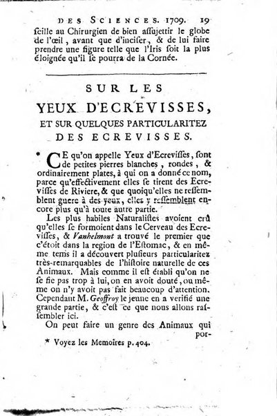 Histoire de l'Académie royale des sciences avec les Mémoires de mathematique & de physique, pour la même année, tires des registres de cette Académie.