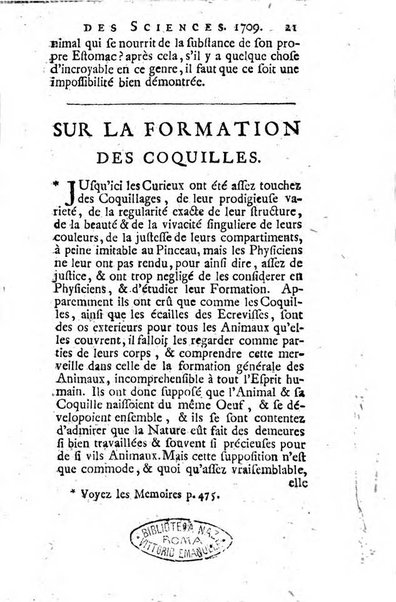 Histoire de l'Académie royale des sciences avec les Mémoires de mathematique & de physique, pour la même année, tires des registres de cette Académie.