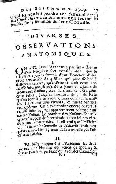 Histoire de l'Académie royale des sciences avec les Mémoires de mathematique & de physique, pour la même année, tires des registres de cette Académie.