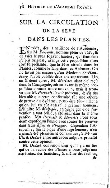 Histoire de l'Académie royale des sciences avec les Mémoires de mathematique & de physique, pour la même année, tires des registres de cette Académie.