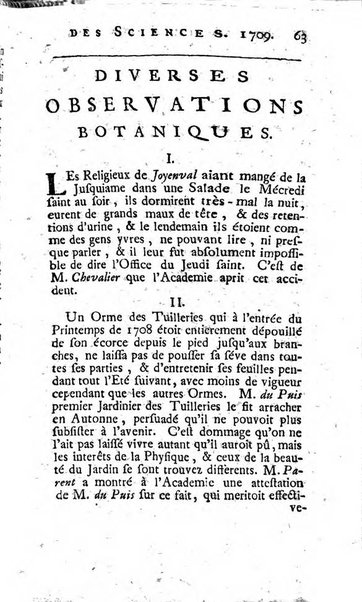 Histoire de l'Académie royale des sciences avec les Mémoires de mathematique & de physique, pour la même année, tires des registres de cette Académie.