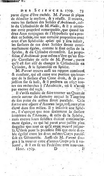 Histoire de l'Académie royale des sciences avec les Mémoires de mathematique & de physique, pour la même année, tires des registres de cette Académie.