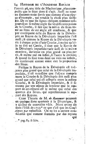 Histoire de l'Académie royale des sciences avec les Mémoires de mathematique & de physique, pour la même année, tires des registres de cette Académie.