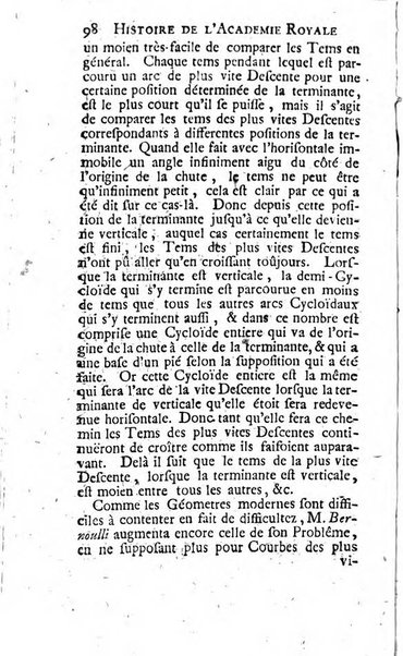 Histoire de l'Académie royale des sciences avec les Mémoires de mathematique & de physique, pour la même année, tires des registres de cette Académie.