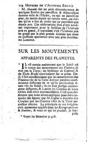 Histoire de l'Académie royale des sciences avec les Mémoires de mathematique & de physique, pour la même année, tires des registres de cette Académie.