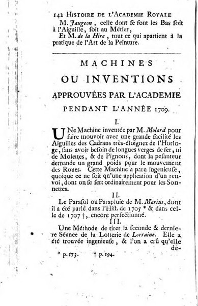 Histoire de l'Académie royale des sciences avec les Mémoires de mathematique & de physique, pour la même année, tires des registres de cette Académie.