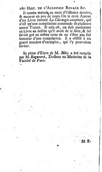 Histoire de l'Académie royale des sciences avec les Mémoires de mathematique & de physique, pour la même année, tires des registres de cette Académie.