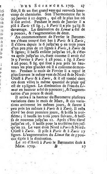 Histoire de l'Académie royale des sciences avec les Mémoires de mathematique & de physique, pour la même année, tires des registres de cette Académie.