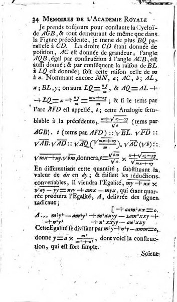 Histoire de l'Académie royale des sciences avec les Mémoires de mathematique & de physique, pour la même année, tires des registres de cette Académie.