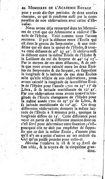 Histoire de l'Académie royale des sciences avec les Mémoires de mathematique & de physique, pour la même année, tires des registres de cette Académie.