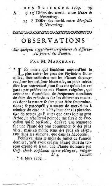 Histoire de l'Académie royale des sciences avec les Mémoires de mathematique & de physique, pour la même année, tires des registres de cette Académie.