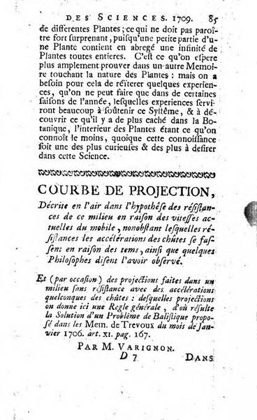 Histoire de l'Académie royale des sciences avec les Mémoires de mathematique & de physique, pour la même année, tires des registres de cette Académie.