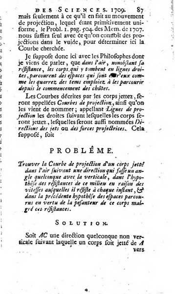 Histoire de l'Académie royale des sciences avec les Mémoires de mathematique & de physique, pour la même année, tires des registres de cette Académie.