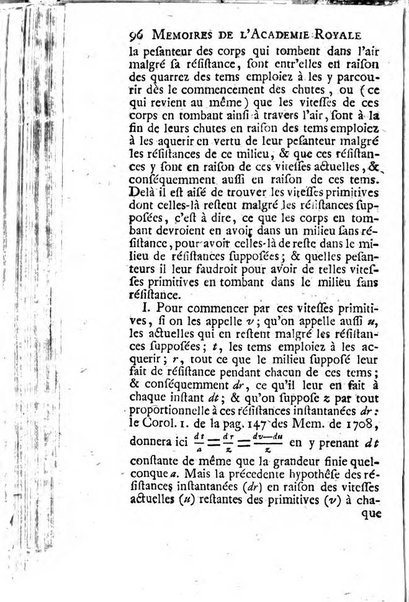 Histoire de l'Académie royale des sciences avec les Mémoires de mathematique & de physique, pour la même année, tires des registres de cette Académie.