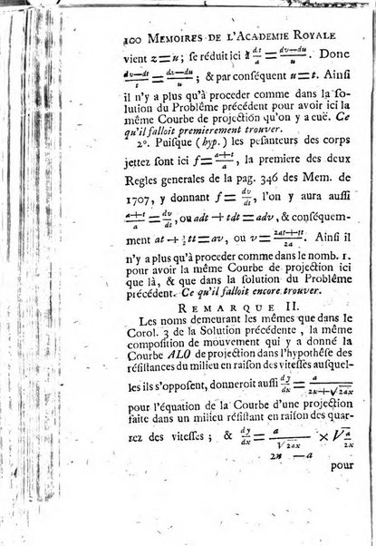 Histoire de l'Académie royale des sciences avec les Mémoires de mathematique & de physique, pour la même année, tires des registres de cette Académie.