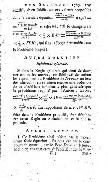 Histoire de l'Académie royale des sciences avec les Mémoires de mathematique & de physique, pour la même année, tires des registres de cette Académie.