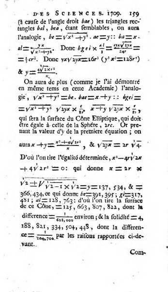 Histoire de l'Académie royale des sciences avec les Mémoires de mathematique & de physique, pour la même année, tires des registres de cette Académie.