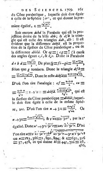 Histoire de l'Académie royale des sciences avec les Mémoires de mathematique & de physique, pour la même année, tires des registres de cette Académie.