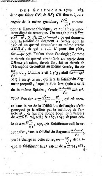 Histoire de l'Académie royale des sciences avec les Mémoires de mathematique & de physique, pour la même année, tires des registres de cette Académie.