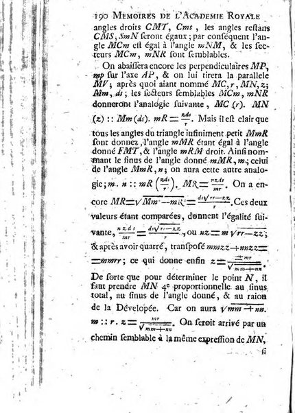 Histoire de l'Académie royale des sciences avec les Mémoires de mathematique & de physique, pour la même année, tires des registres de cette Académie.