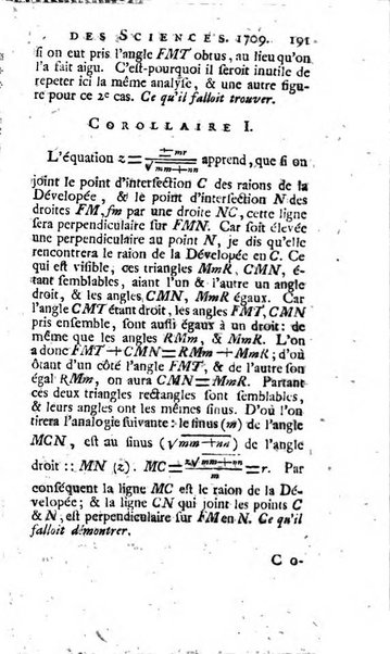 Histoire de l'Académie royale des sciences avec les Mémoires de mathematique & de physique, pour la même année, tires des registres de cette Académie.