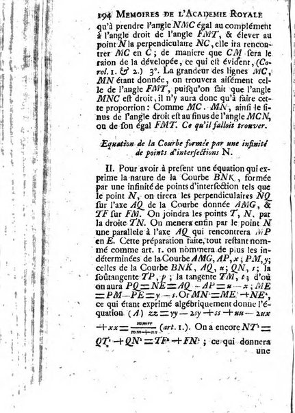 Histoire de l'Académie royale des sciences avec les Mémoires de mathematique & de physique, pour la même année, tires des registres de cette Académie.