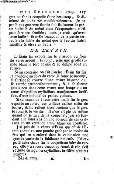 Histoire de l'Académie royale des sciences avec les Mémoires de mathematique & de physique, pour la même année, tires des registres de cette Académie.