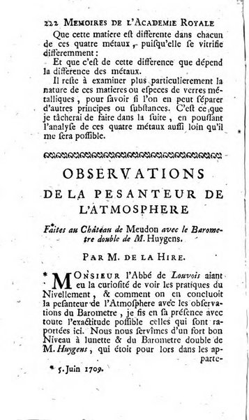 Histoire de l'Académie royale des sciences avec les Mémoires de mathematique & de physique, pour la même année, tires des registres de cette Académie.