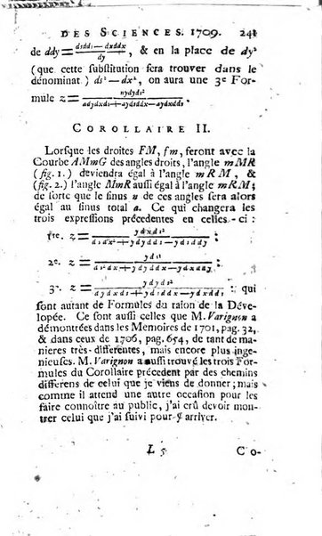 Histoire de l'Académie royale des sciences avec les Mémoires de mathematique & de physique, pour la même année, tires des registres de cette Académie.