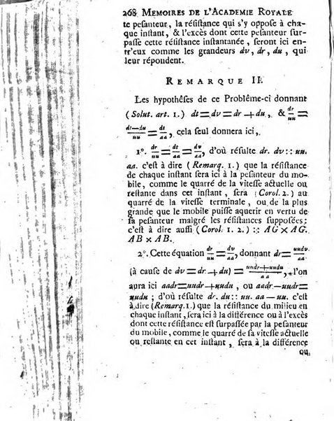 Histoire de l'Académie royale des sciences avec les Mémoires de mathematique & de physique, pour la même année, tires des registres de cette Académie.