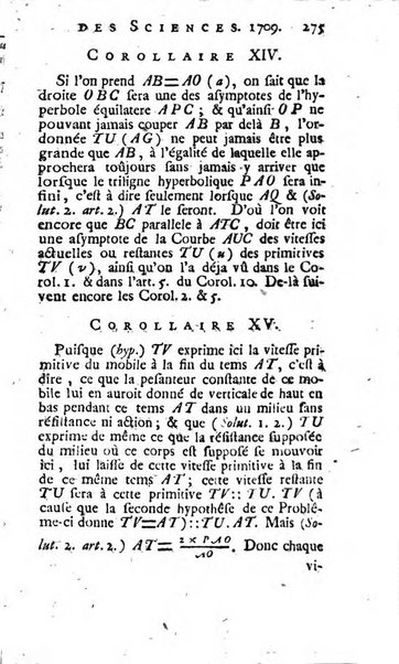 Histoire de l'Académie royale des sciences avec les Mémoires de mathematique & de physique, pour la même année, tires des registres de cette Académie.