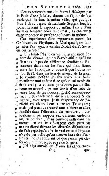 Histoire de l'Académie royale des sciences avec les Mémoires de mathematique & de physique, pour la même année, tires des registres de cette Académie.