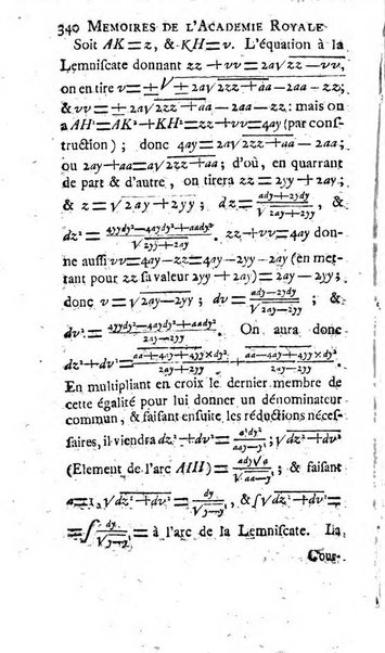 Histoire de l'Académie royale des sciences avec les Mémoires de mathematique & de physique, pour la même année, tires des registres de cette Académie.