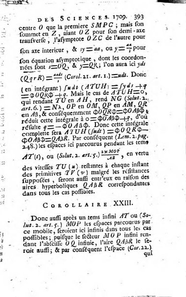 Histoire de l'Académie royale des sciences avec les Mémoires de mathematique & de physique, pour la même année, tires des registres de cette Académie.