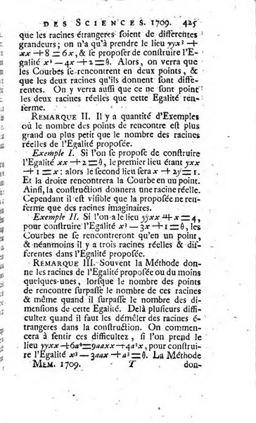 Histoire de l'Académie royale des sciences avec les Mémoires de mathematique & de physique, pour la même année, tires des registres de cette Académie.