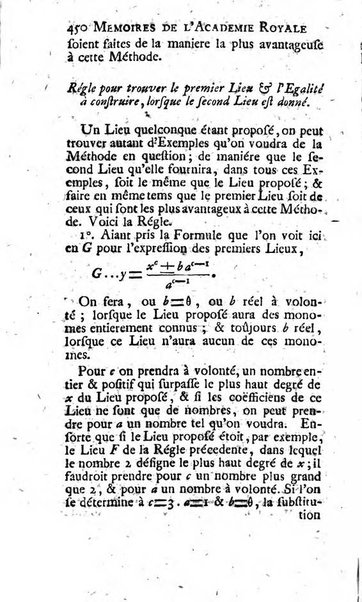 Histoire de l'Académie royale des sciences avec les Mémoires de mathematique & de physique, pour la même année, tires des registres de cette Académie.